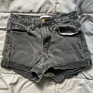 Sunset high rise black RSQ shorts